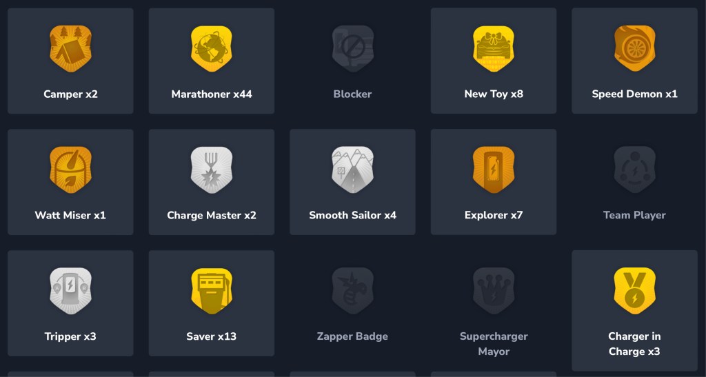 Earn Badges by Using Your&nbsp;EV