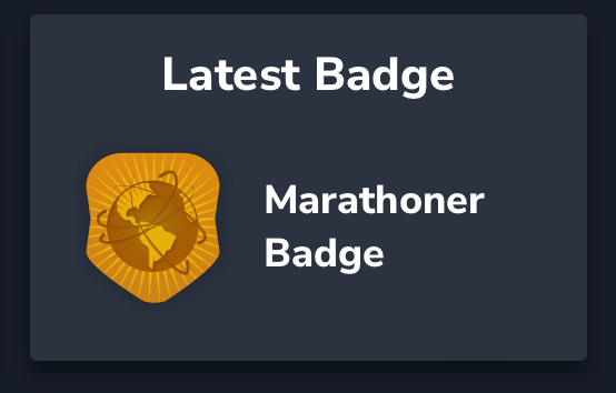 Latest Badge